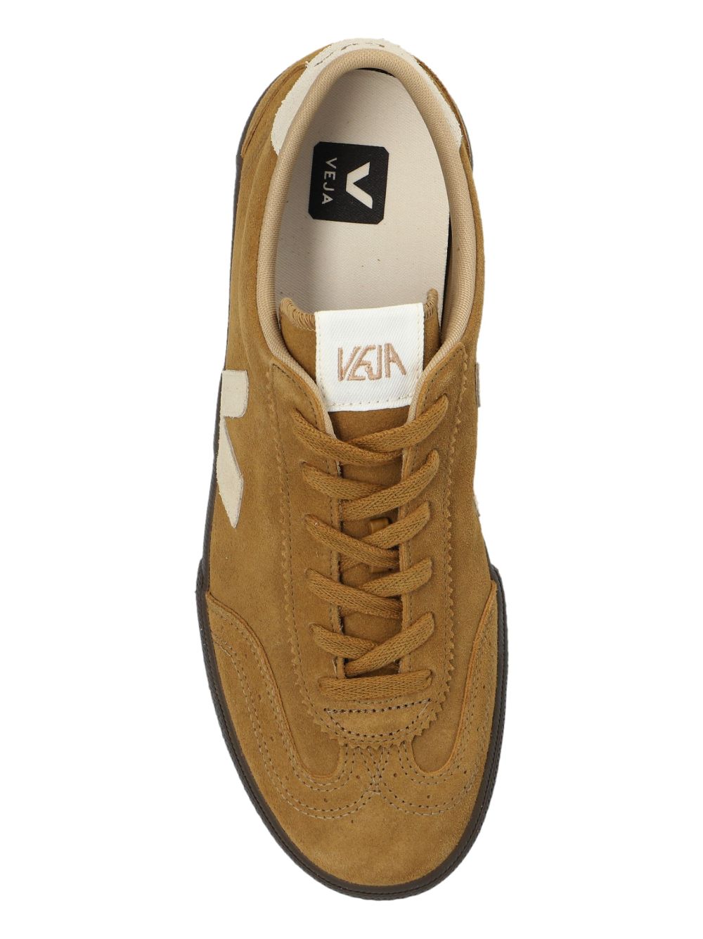 VEJA Sneakers scamosciate marroni e beige