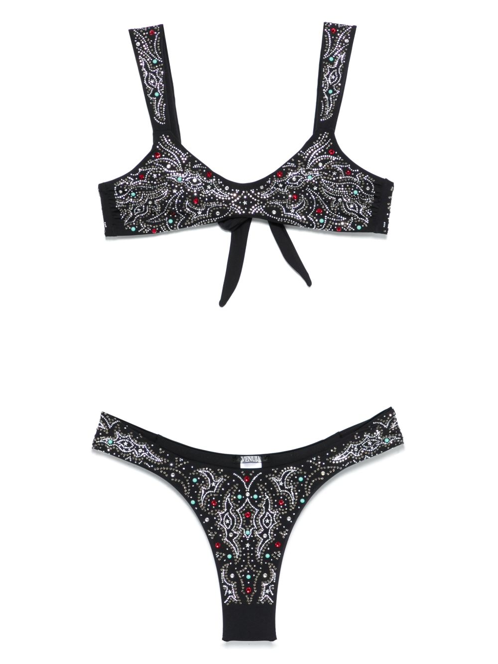 VENUJA Bikini Texano con strass all-over