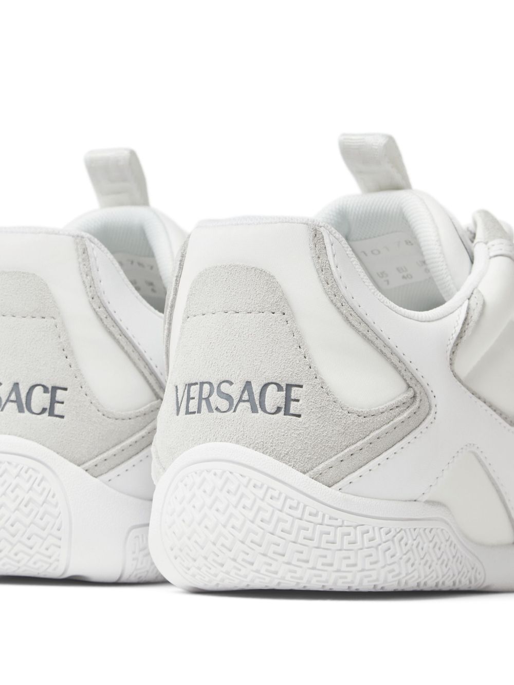 VERSACE Sneakers Galaxia in pelle bianca