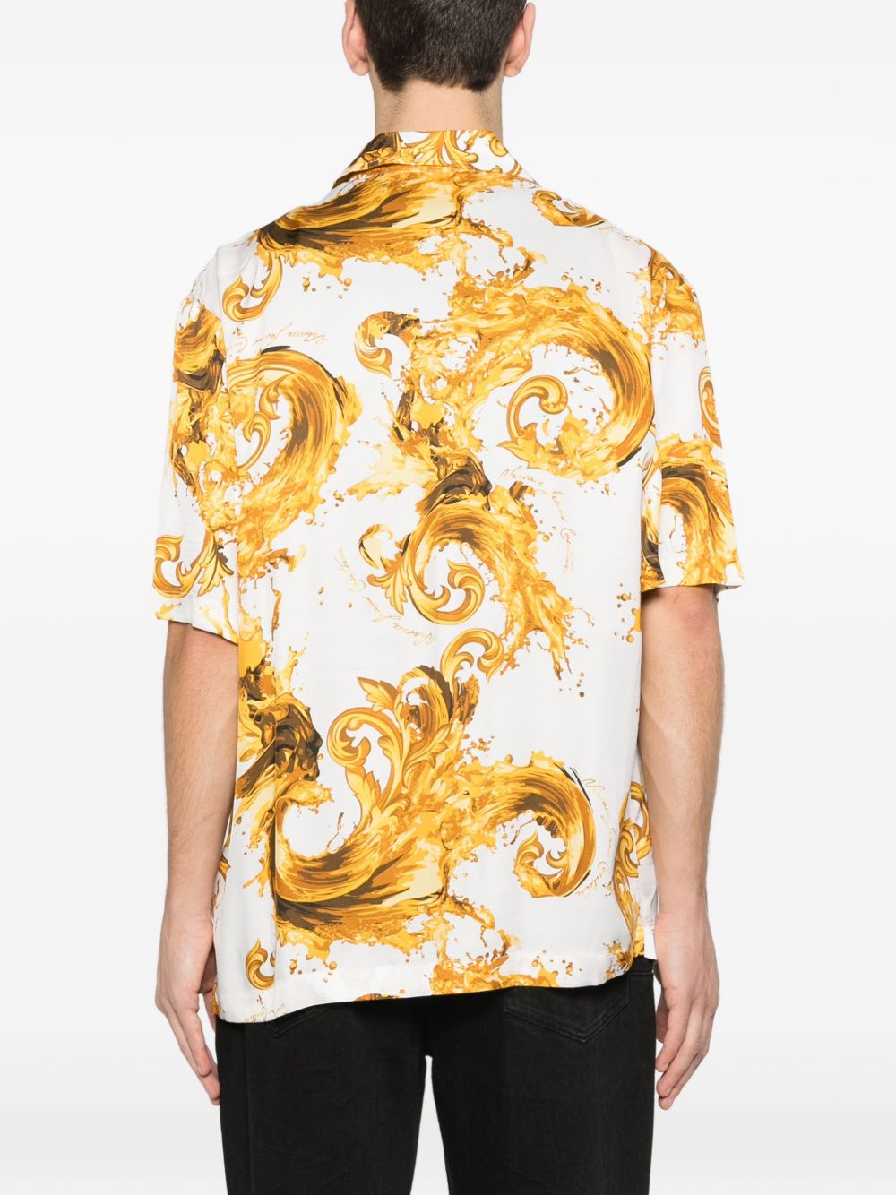 VERSACE JEANS COUTURE Camicia a maniche corte con stampa