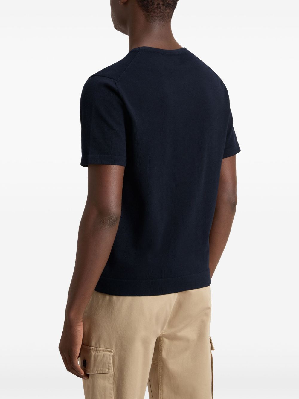 WOOLRICH T-shirt in cotone blu