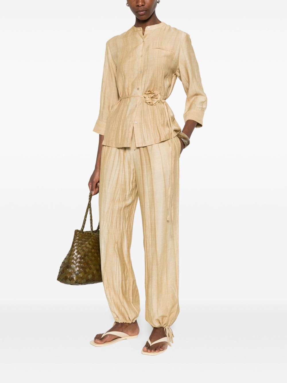 YERSE Pantaloni Luna beige