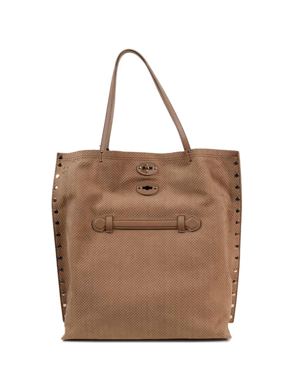 ZANELLATO Borsa A'Spasso Medium Amoretto in pelle beige