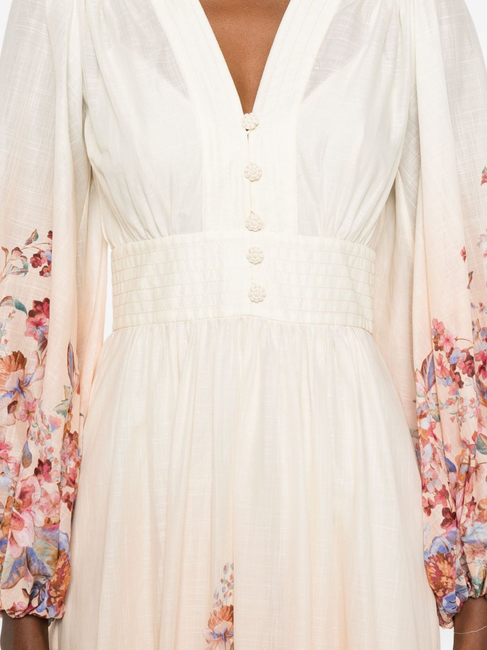 ZIMMERMANN Abito lungo in cotone multicolore