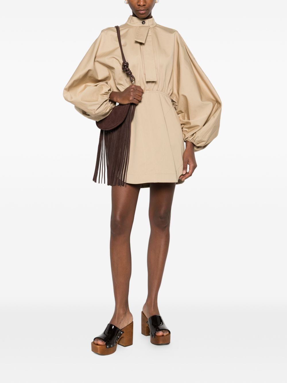 ZIMMERMANN Abito corto beige 'Rebellion Drawn'