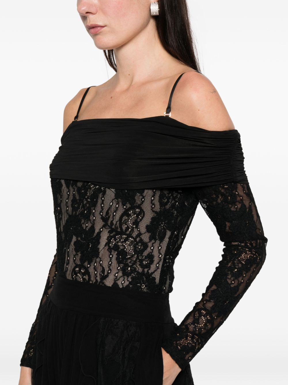 ZIMMERMANN Body in pizzo nero
