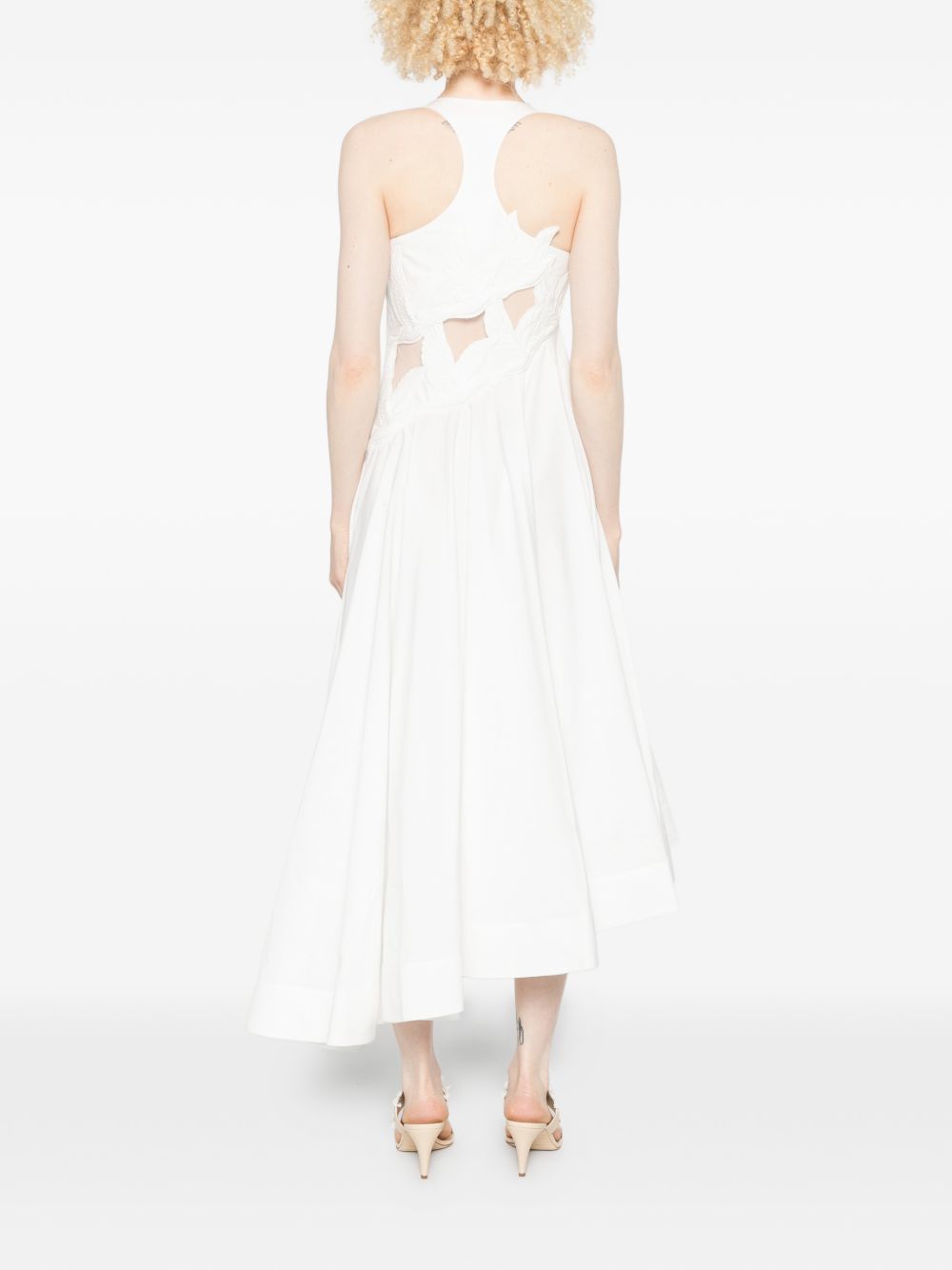 ZIMMERMANN Abito bianco con dettagli cut-out