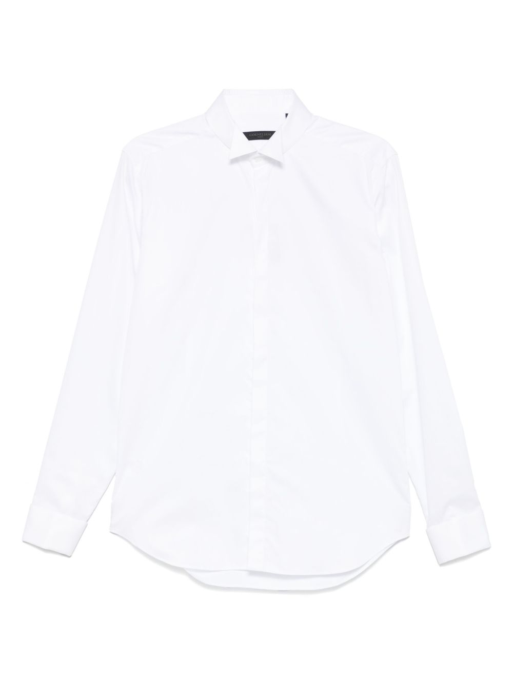 CORNELIANI Camicia classica in cotone bianco