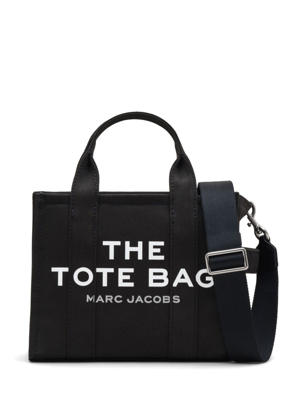 MARC JACOBS Borsa tote 'The Canvas Small' in cotone nero