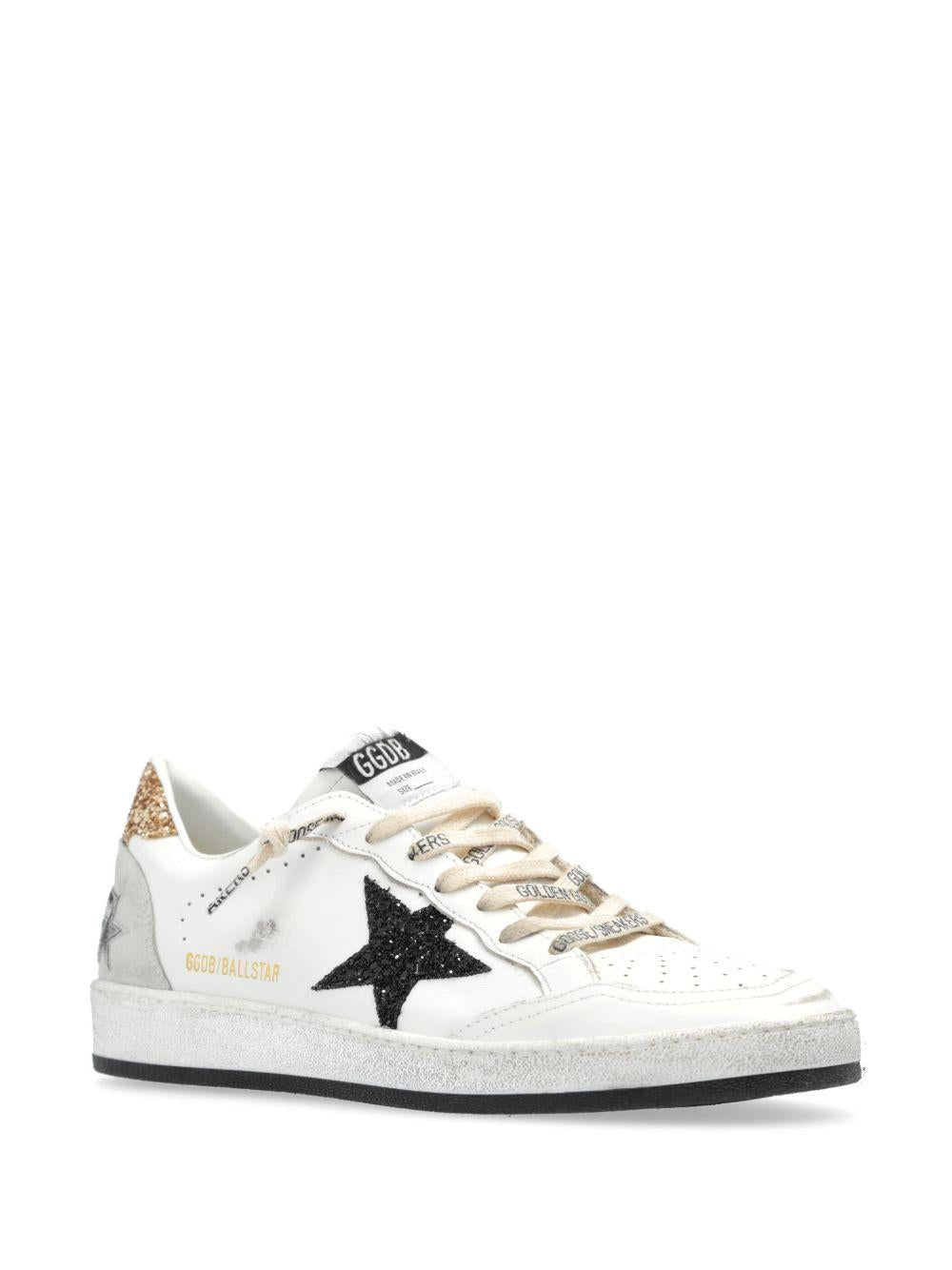 GOLDEN GOOSE Sneakers 'Ball Star' con tallone glitterato