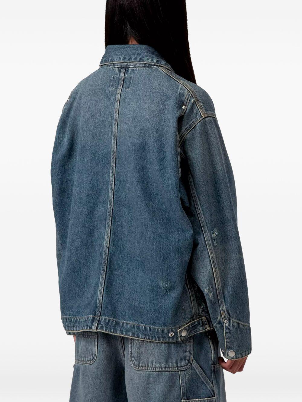 CARHARTT WIP Giacca in denim con tasche e logo
