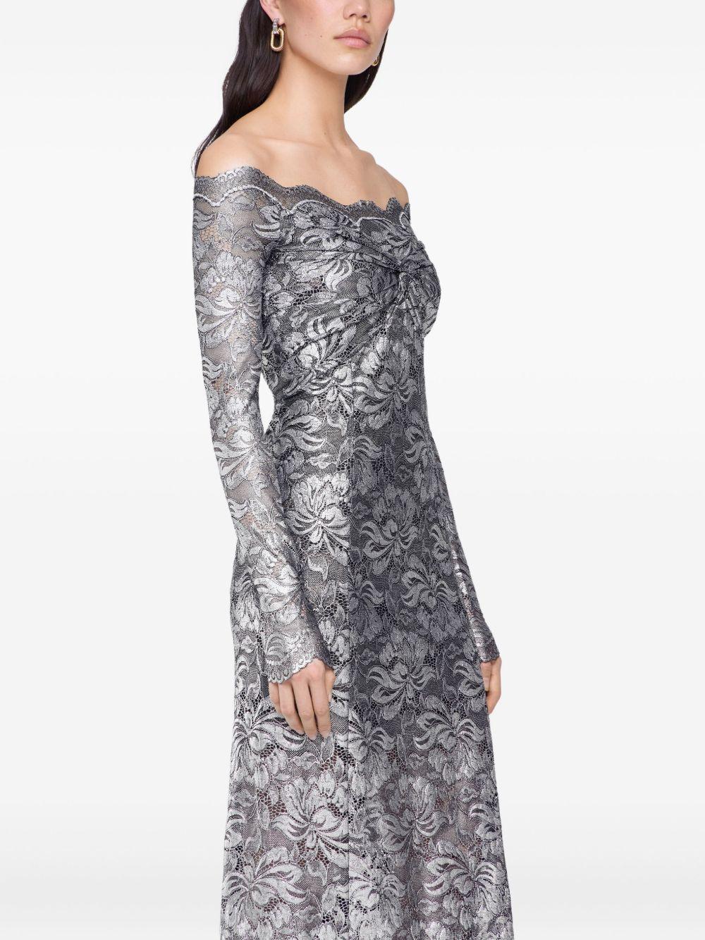 RABANNE Abito lungo in pizzo<BR/><BR/>