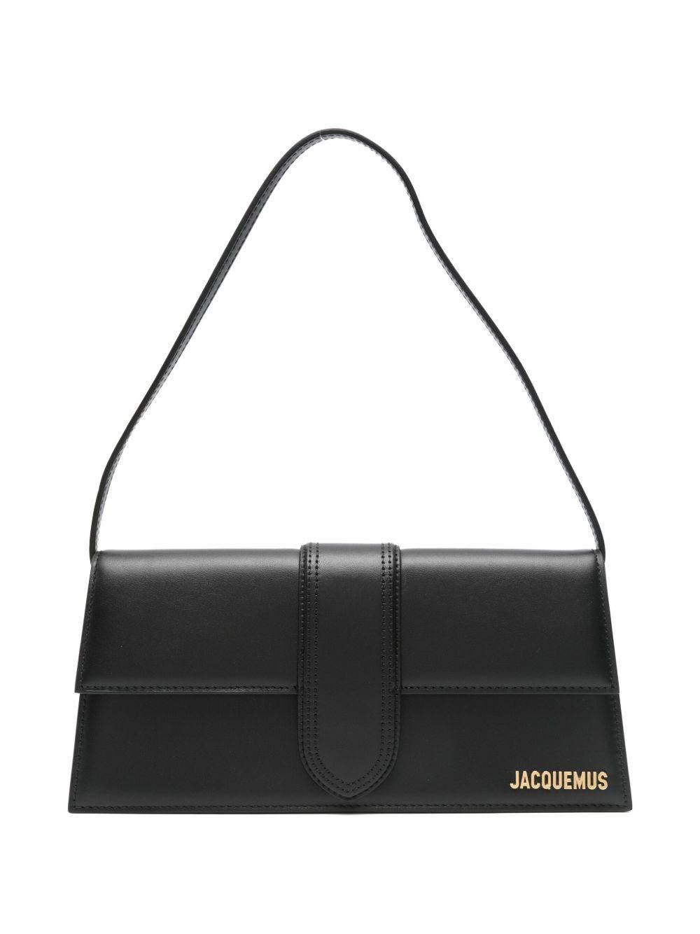 JACQUEMUS Borsa 'Le Bambino Long' in pelle nera