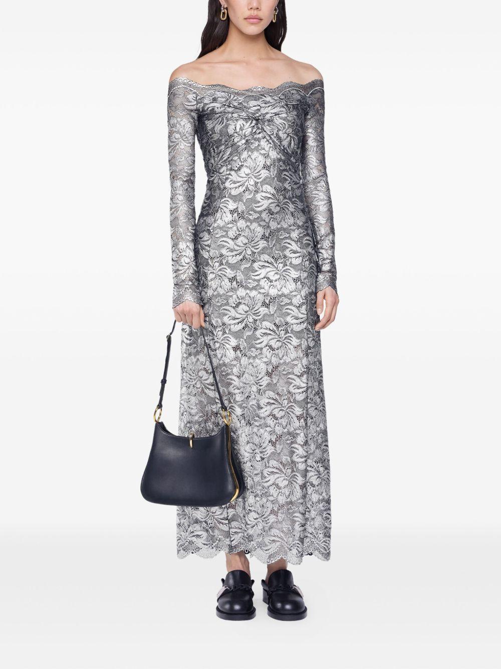 RABANNE Abito lungo in pizzo<BR/><BR/>