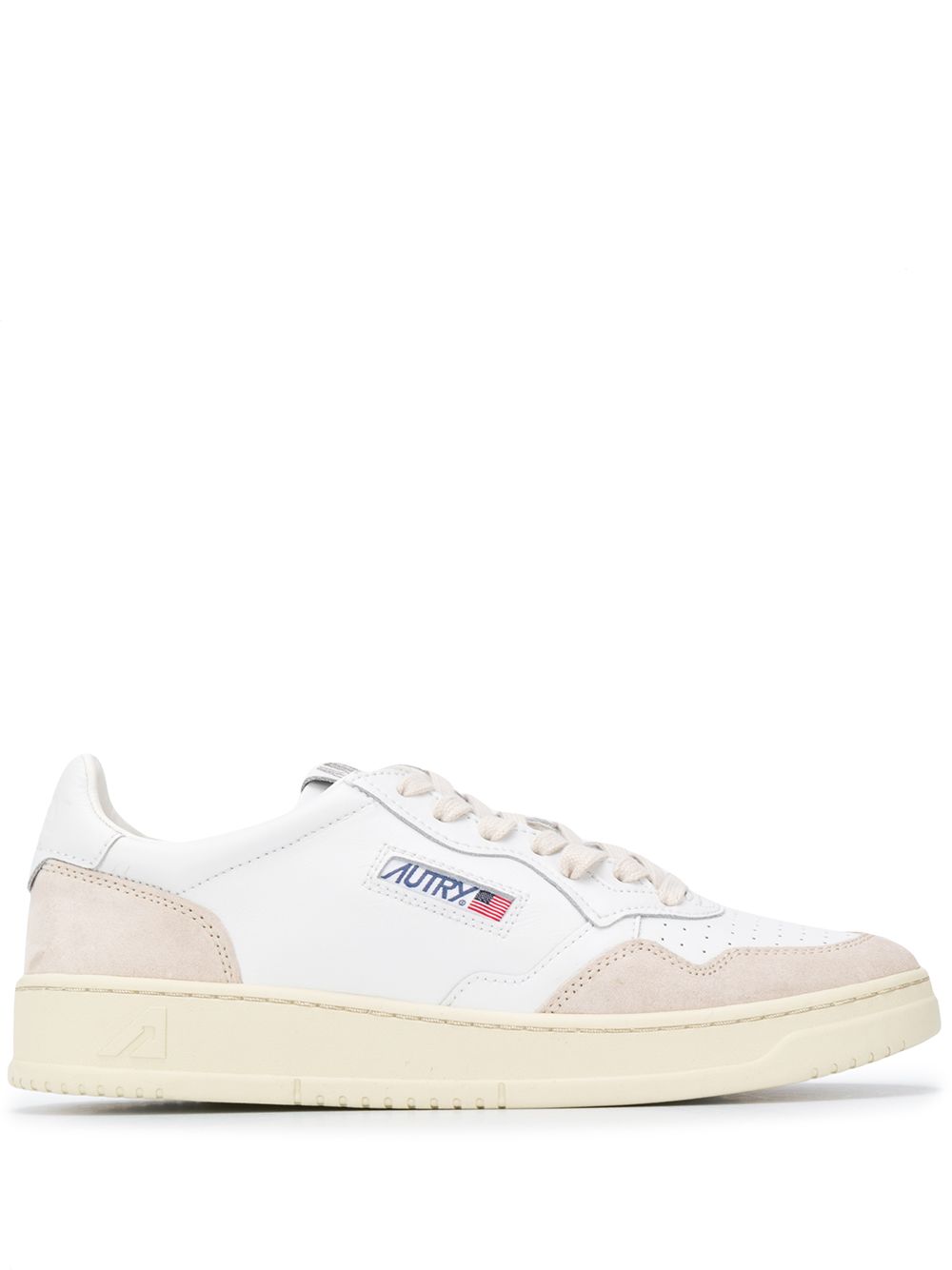 AUTRY Sneakers Medalist bianca con camoscio 