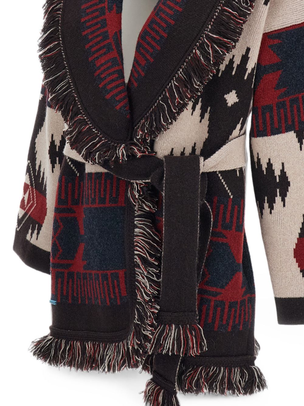 ALANUI Cardigan Icon in puro cashmere jacquard 