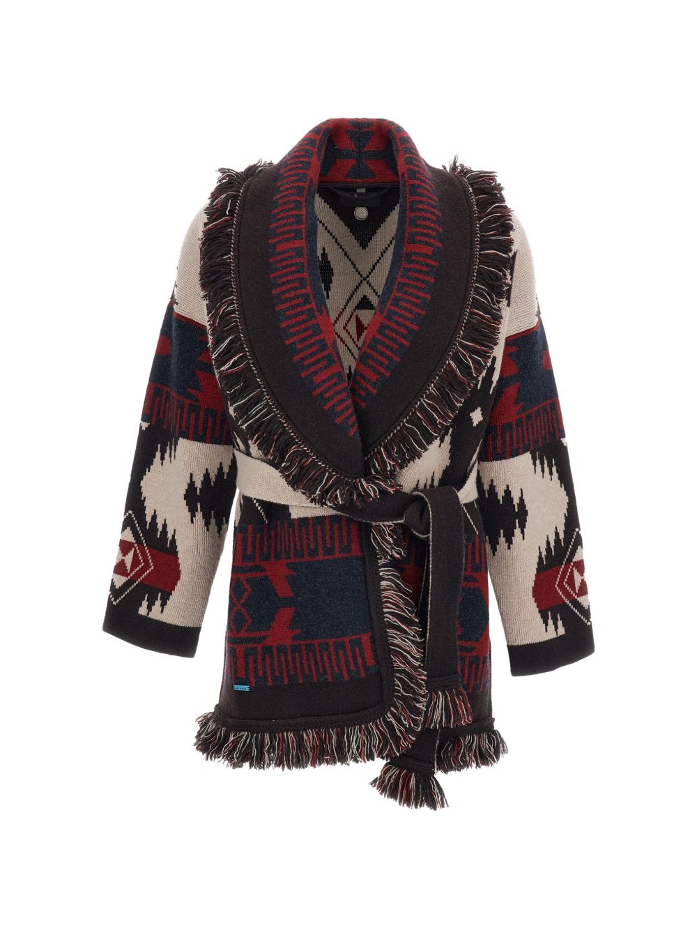 ALANUI Cardigan Icon in puro cashmere jacquard 