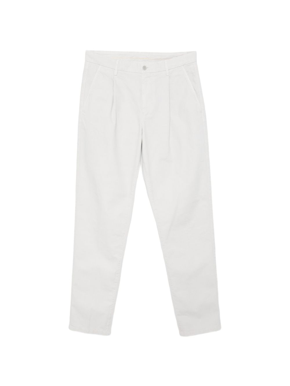 ASPESI Pantaloni sartoriali color perla in cotone 