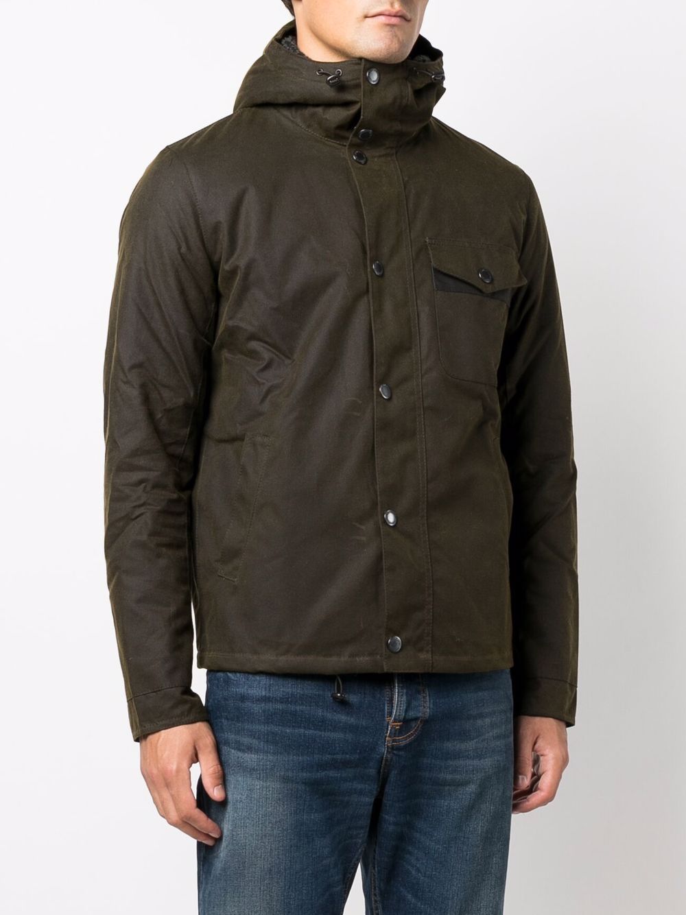 BARBOUR Giacca cerata Barbour International Kevlar Wax verde oliva 