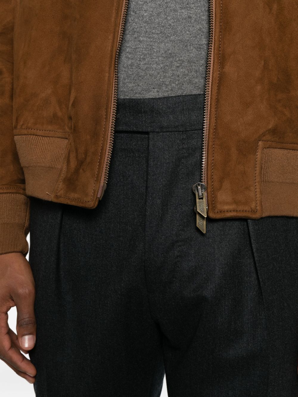 BERWICH Pantaloni Sartoriali Grigio Scuro 
