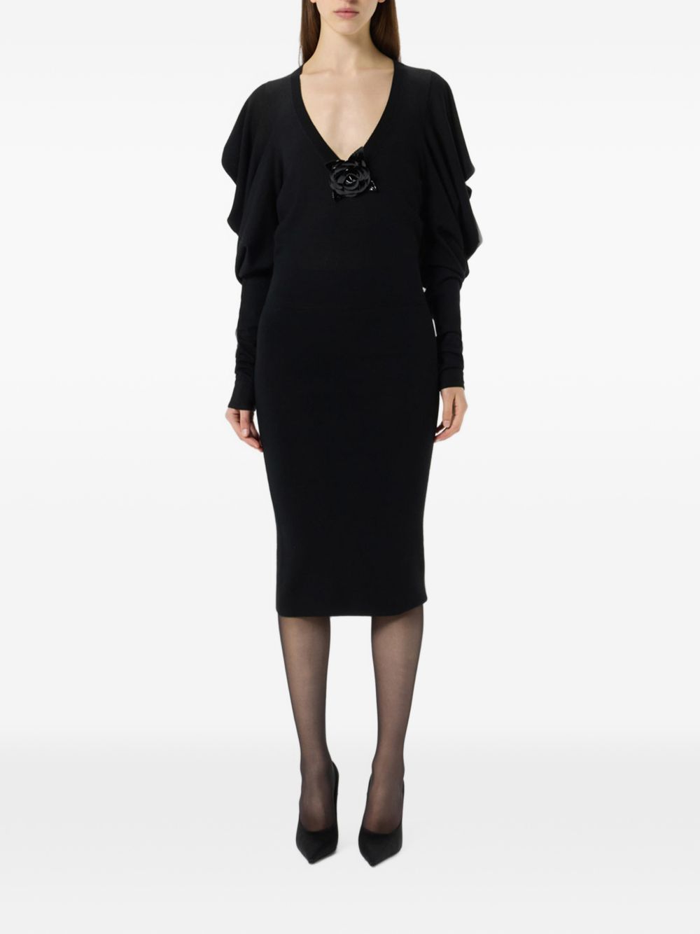 BLUMARINE Abito Midi Nero 