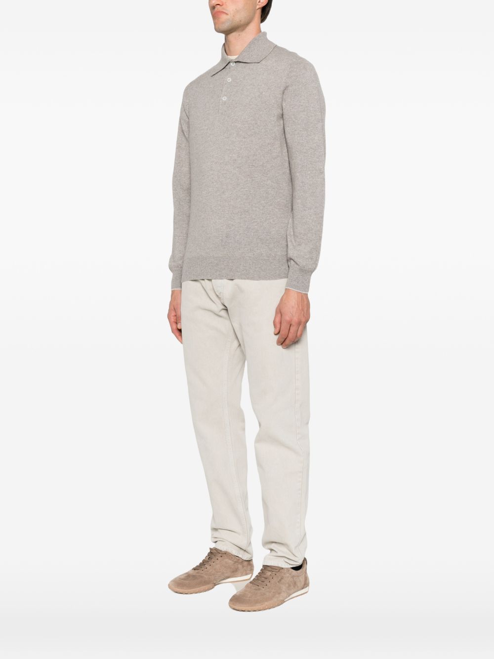 BRUNELLO CUCINELLI Polo in cashmere 
