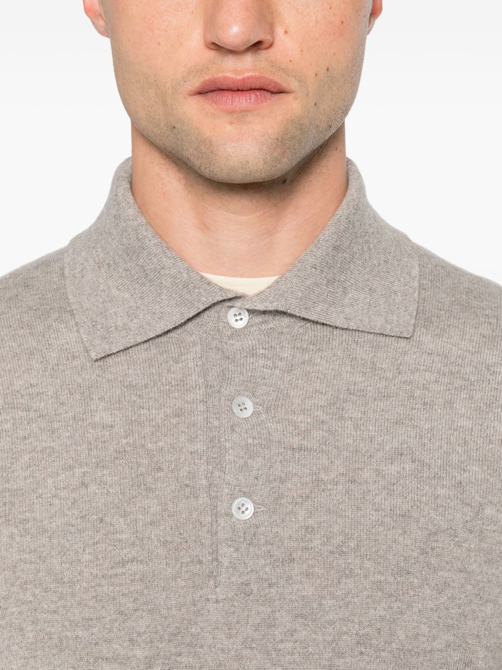 BRUNELLO CUCINELLI Polo in cashmere 