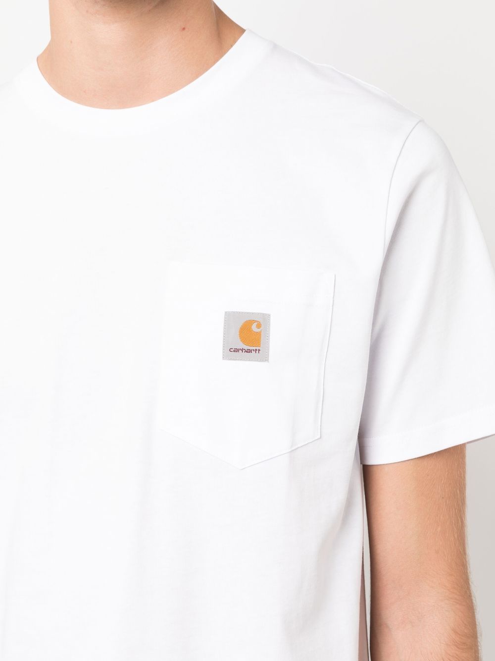 CARHARTT WIP T-shirt bianca in cotone con logo Carhartt WIP 