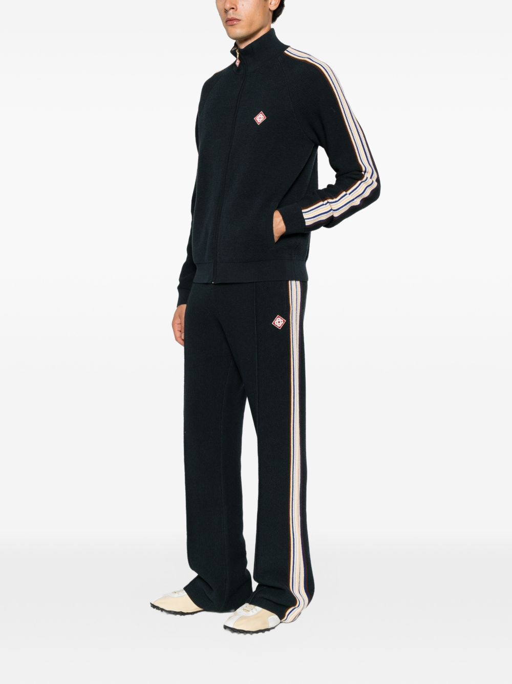 CASABLANCA Pantaloni sportivi ampi blu 