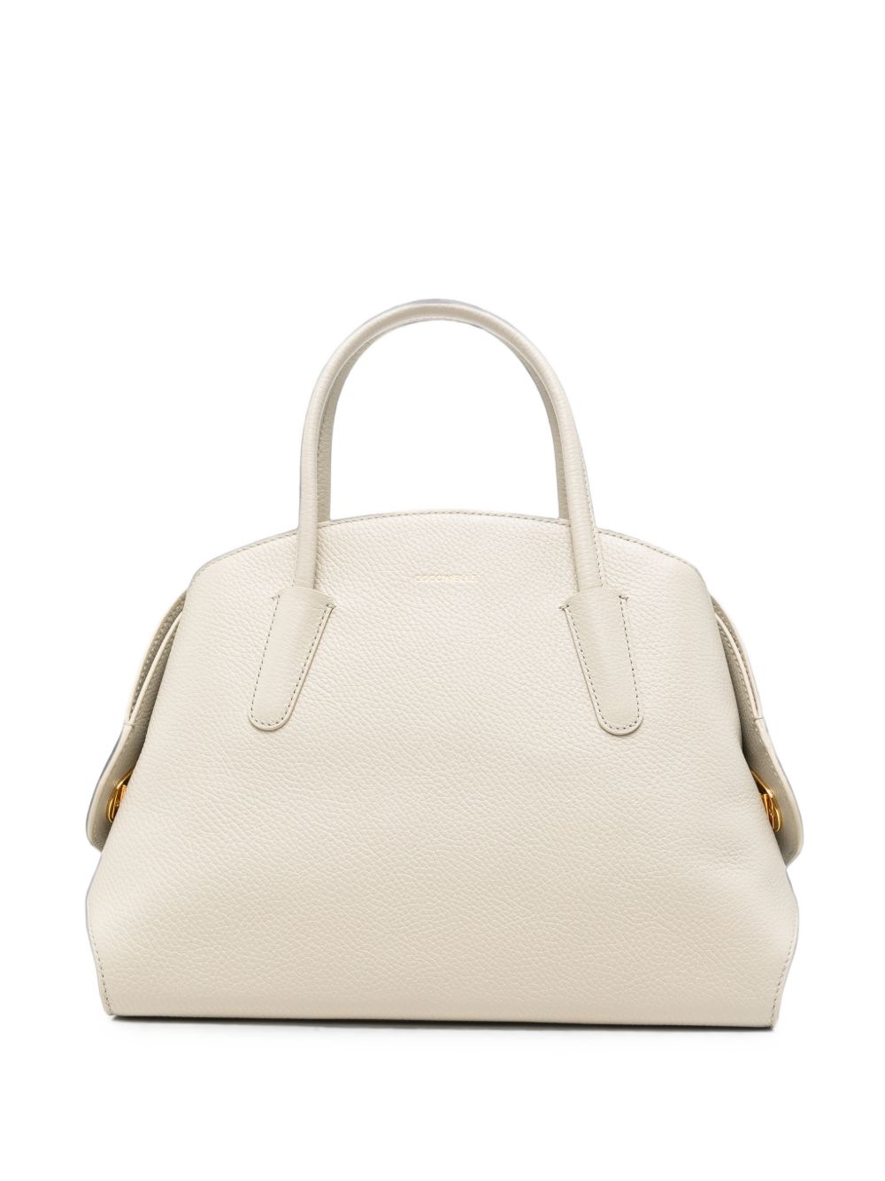 COCCINELLE Borsa a spalla bianca in pelle 