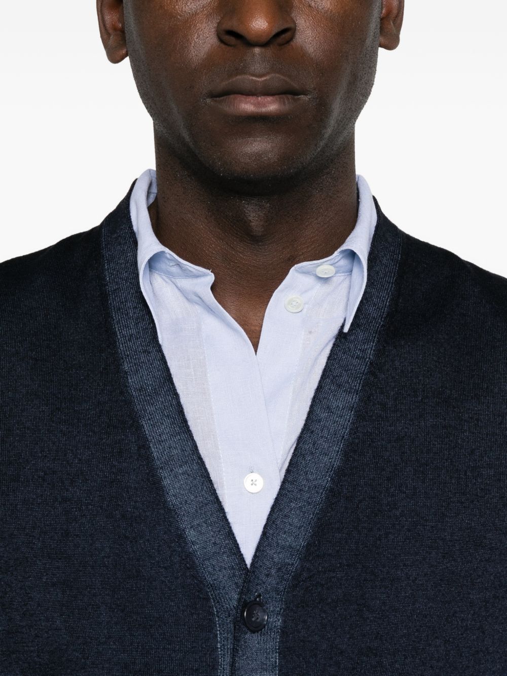 DANIELE FIESOLI Gilet in lana blu 