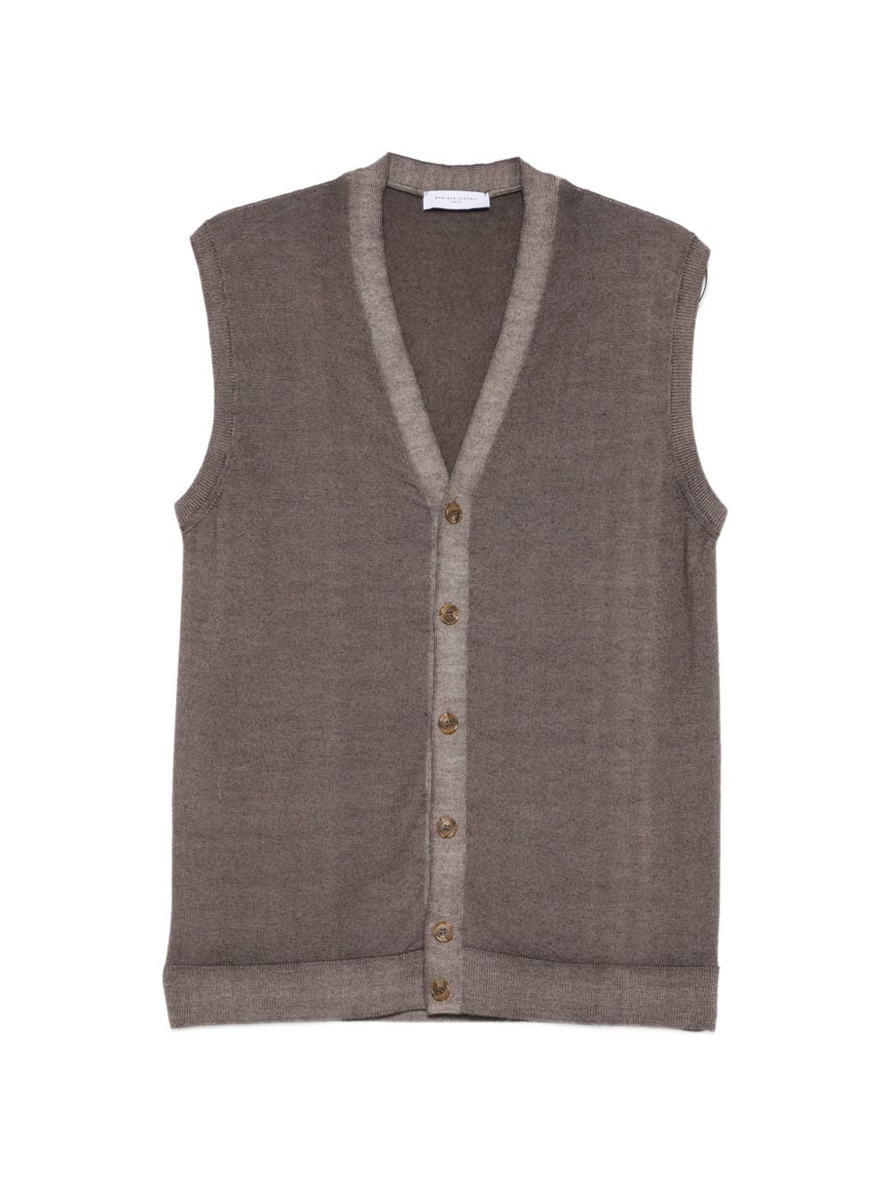 DANIELE FIESOLI Gilet in lana grigia 