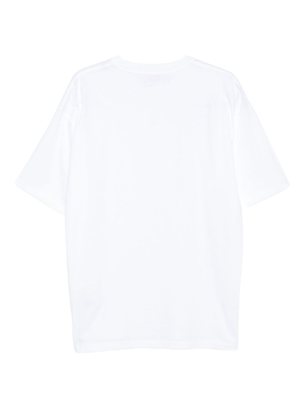 DIESEL T-shirt bianca in cotone a maniche corte 
