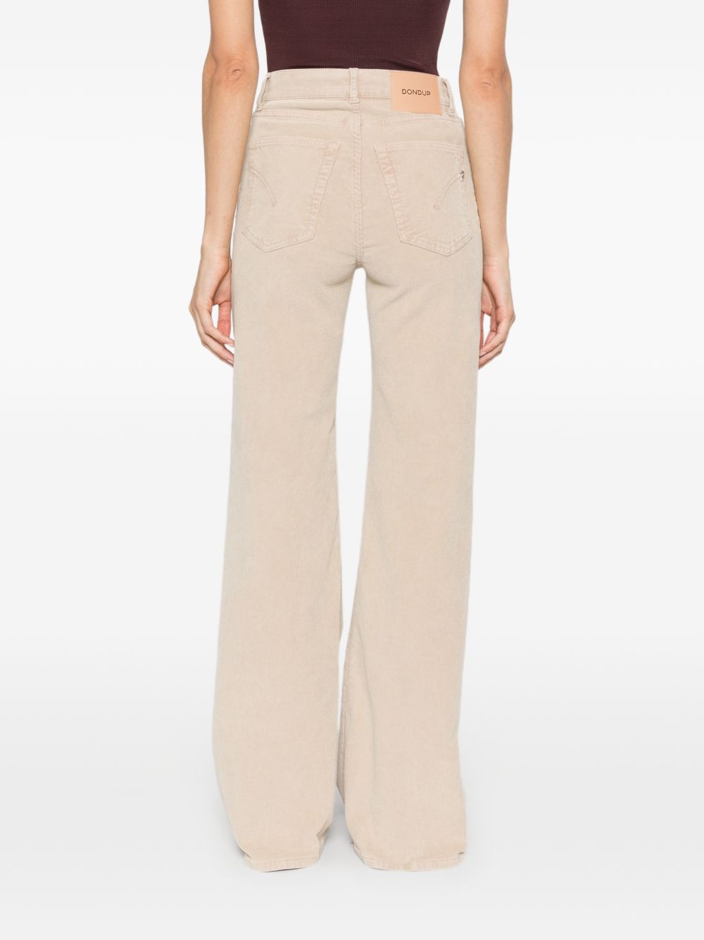 DONDUP Jeans Amber wide leg in denim beige 