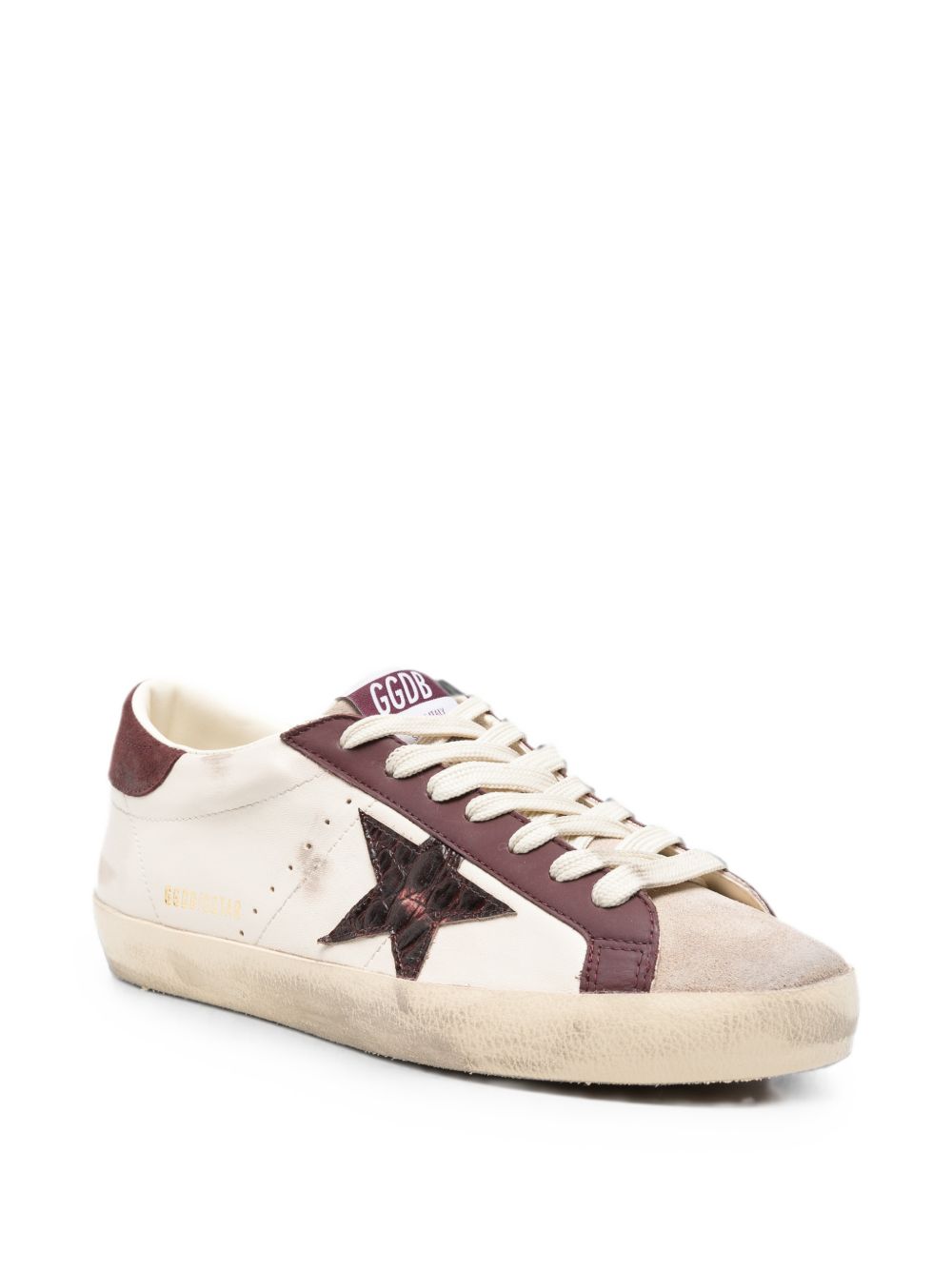 GOLDEN GOOSE Sneakers Super-Star con stella animalier 