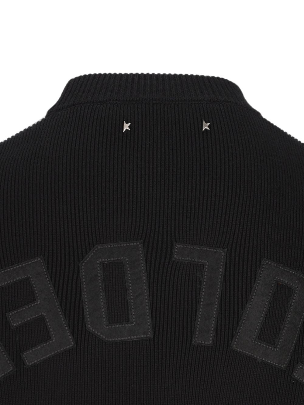 GOLDEN GOOSE Maglione Girocollo in Maglia Nera 