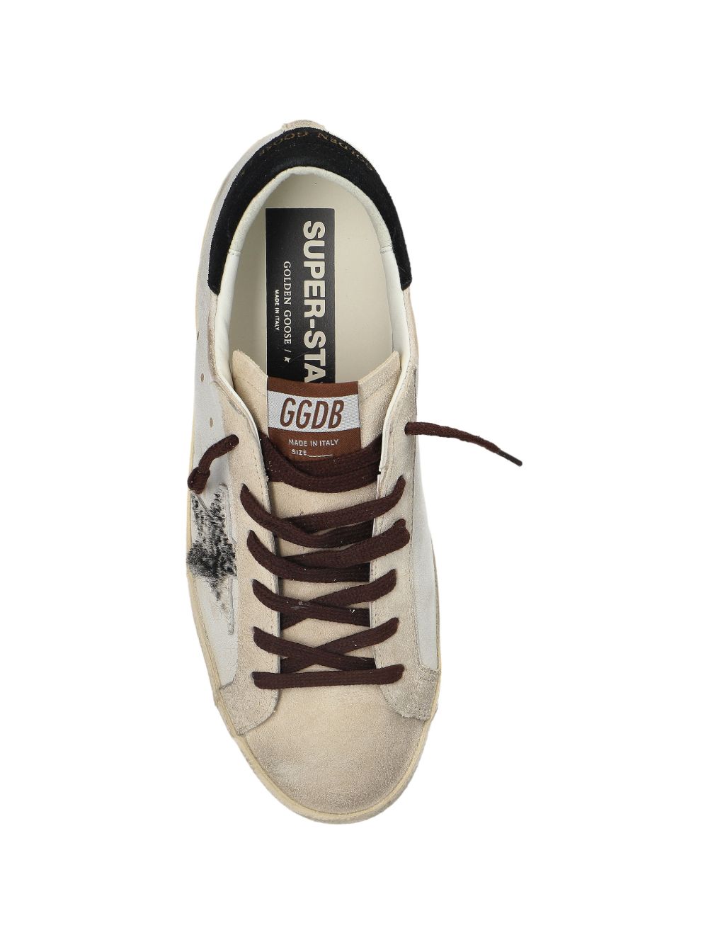 GOLDEN GOOSE Sneakers Super-Star in pelle con stella animalier 