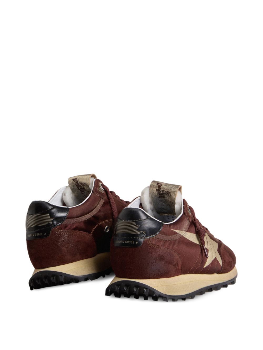GOLDEN GOOSE Sneakers marroni con stella chiara 