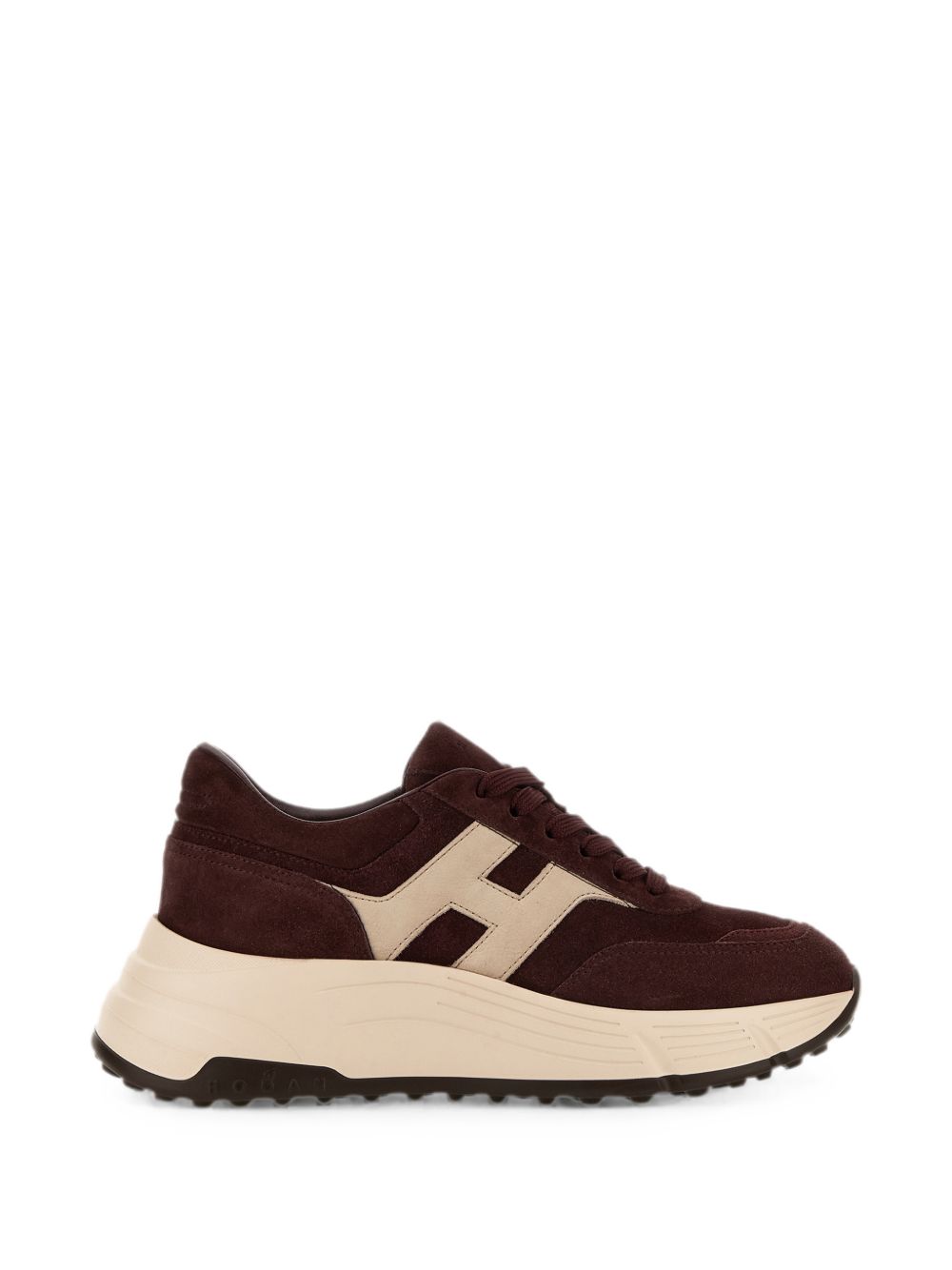 HOGAN Sneakers bordeaux in suede 