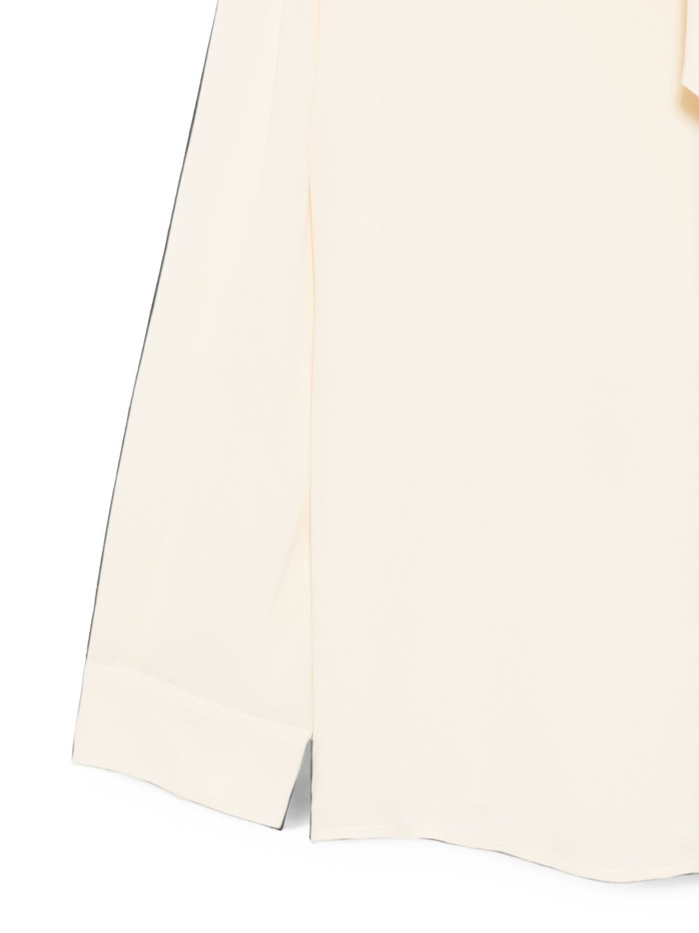 LIUJO Camicia panna con collo lavallière 