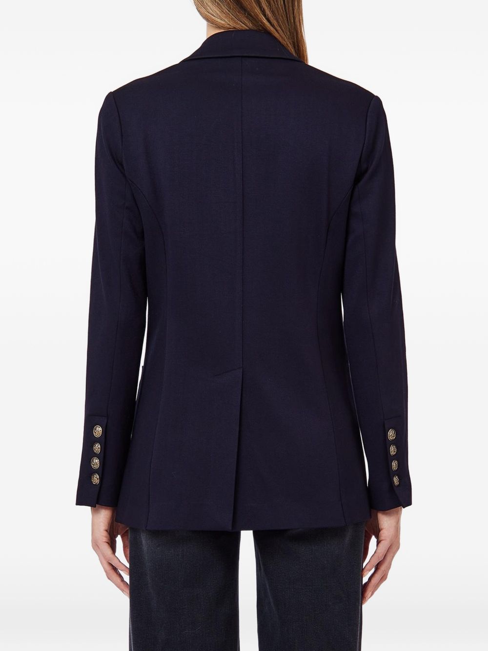LIUJO Blazer doppiopetto blu con bottoni dorati 