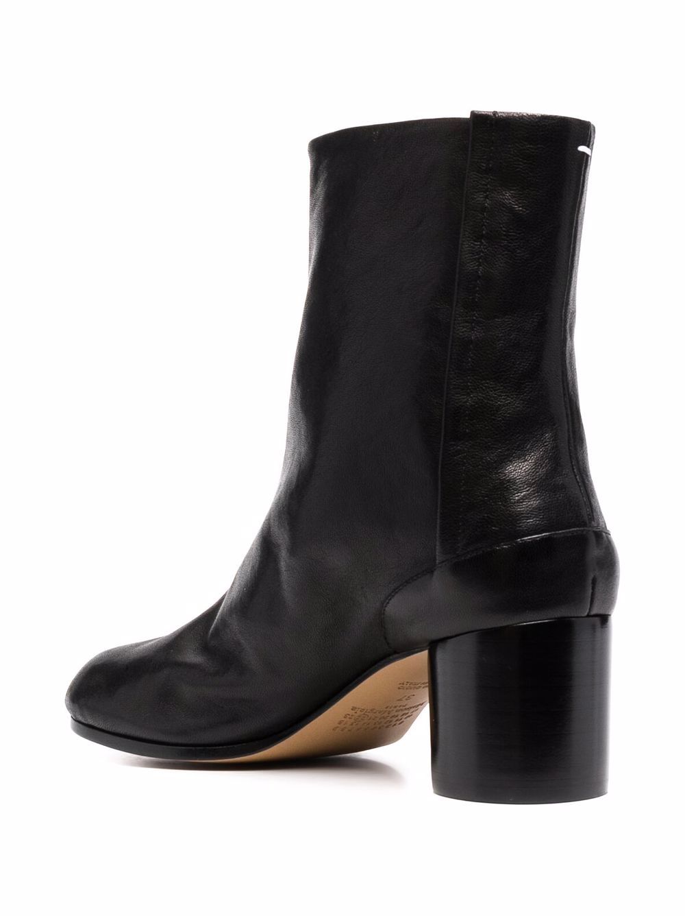 MAISON MARGIELA Stivaletti Tabi in pelle nero 