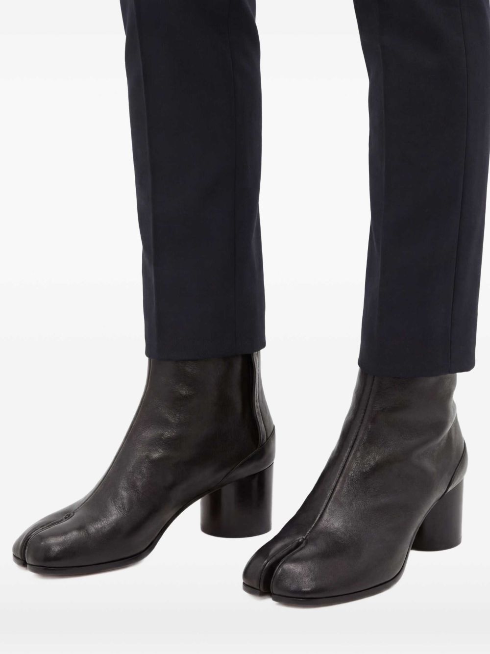 MAISON MARGIELA Stivaletti Tabi in pelle nero 