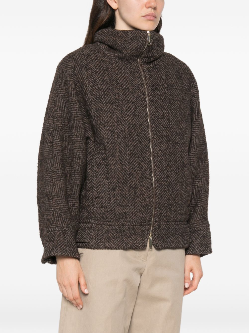 MARELLA SPORT Giacca giubbotto in lana con zip 