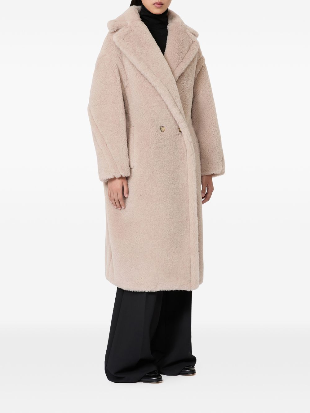 MAX MARA Cappotto lungo Tedgirl beige 