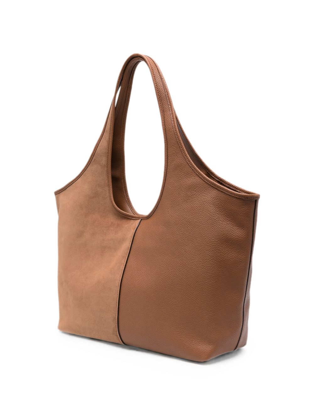 MICHAEL KORS Borsa shopping con doppia texture pelle liscia e suede 