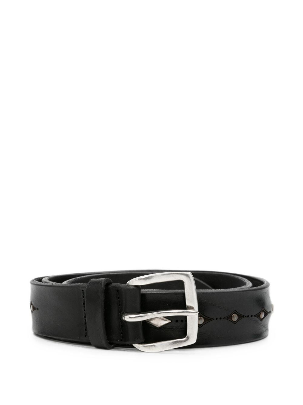 ORCIANI Cintura Bull Soft in pelle nera 