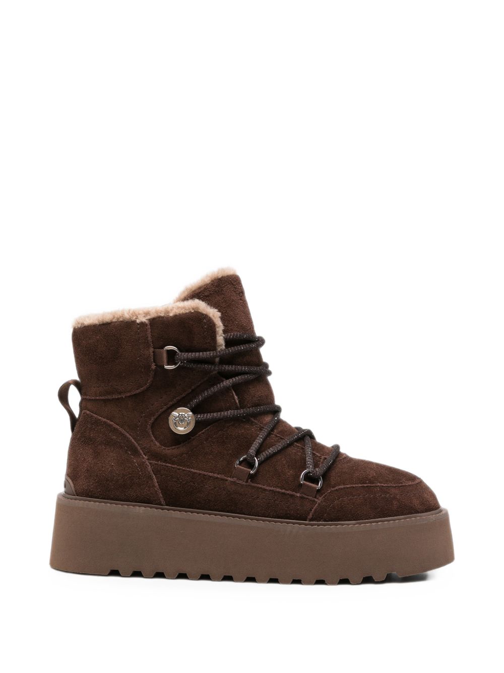 PINKO Stivaletti MARTINA marroni in suede 