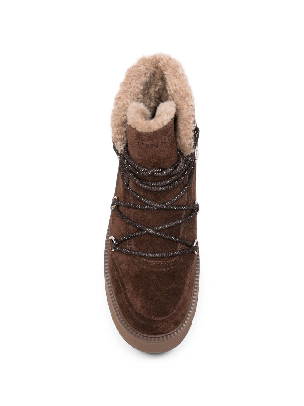 PINKO Stivaletti MARTINA marroni in suede 