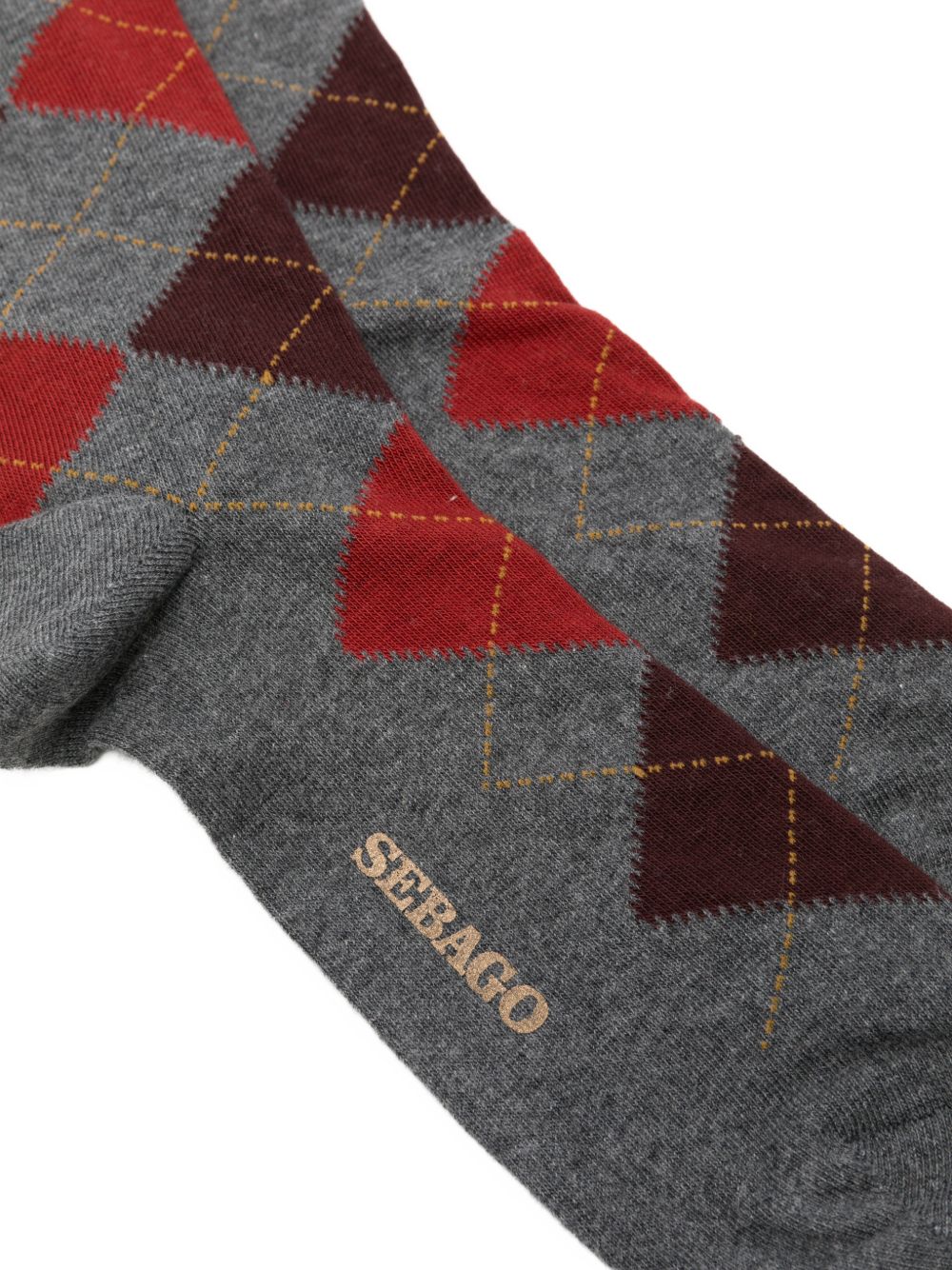 SEBAGO Calzini Sabattus con motivo a rombi 
